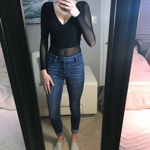 Forever 21 mesh (half) body suit